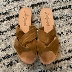 Free People suede sandal